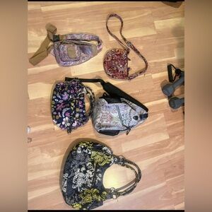 Vera Bradley Floral and Paisley Crossbody Bags